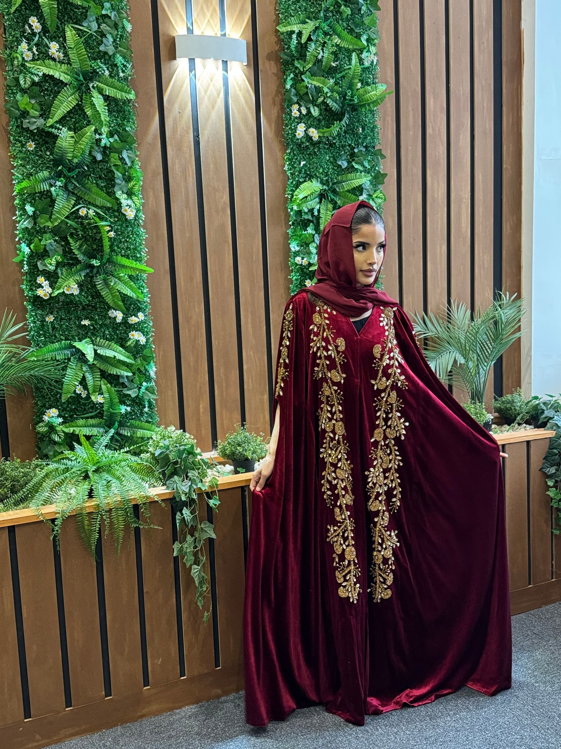 Flowy Khaleeji Abaya Gown | Occasion Ready Attire | Hishma