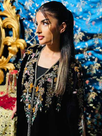 Luxury Velvet Maheen Abaya | Velvet Maheen Abaya | Hishma