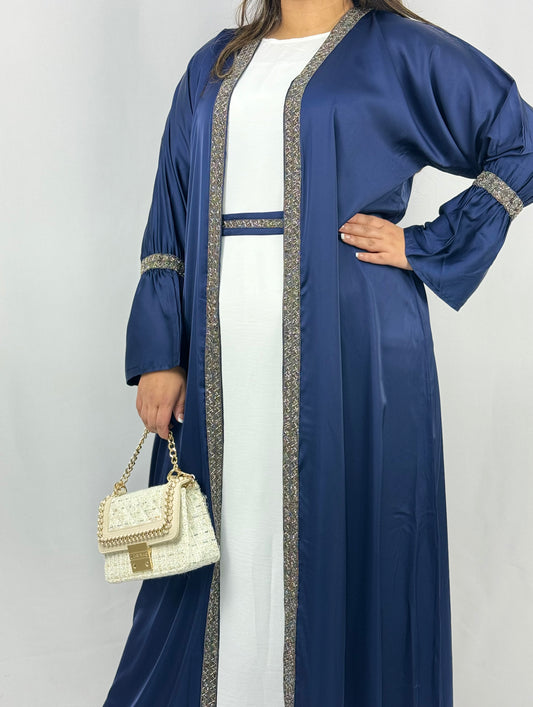 Haifa Midnight Blue Abaya | Midnight Blue Abaya | Hishma