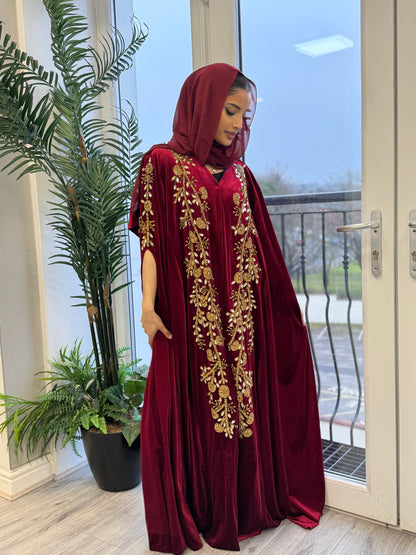 Flowy Khaleeji Abaya Gown | Occasion Ready Attire | Hishma