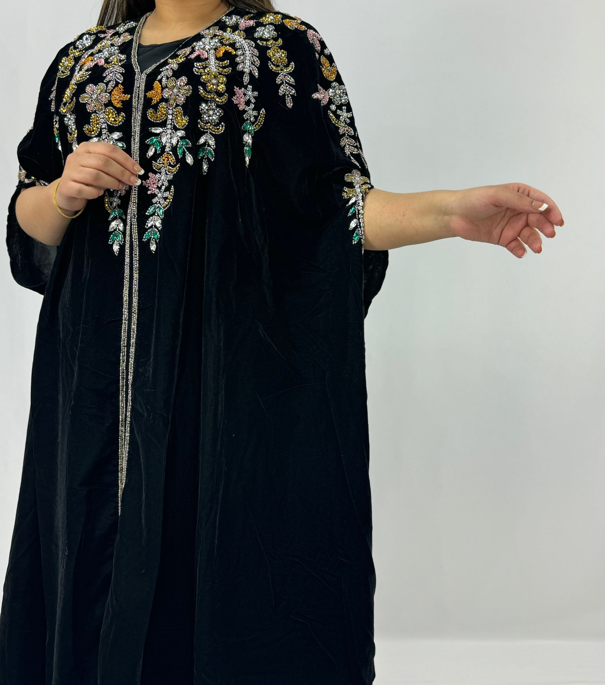 Luxury Velvet Maheen Abaya | Velvet Maheen Abaya | Hishma