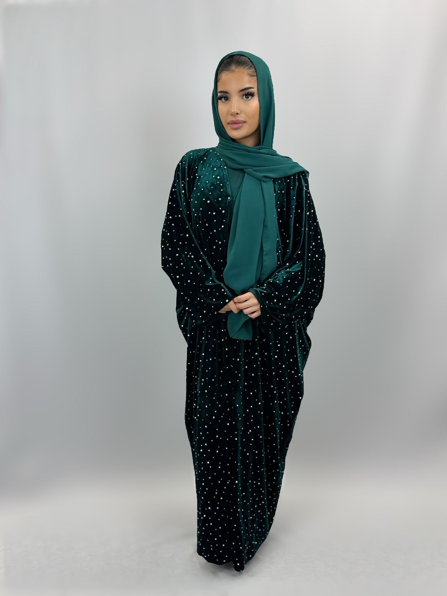 The Nora 2.0 Abaya (Emerald)