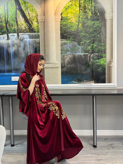 Flowy Khaleeji Abaya Gown | Occasion Ready Attire | Hishma