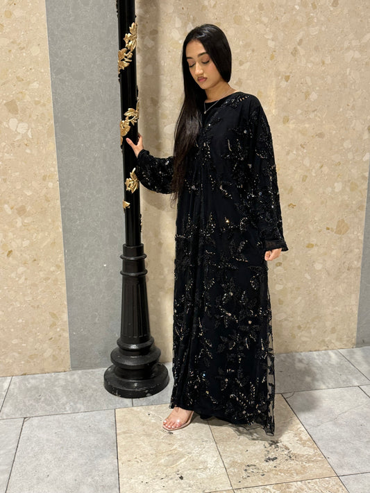 Alayna Abaya (Black)