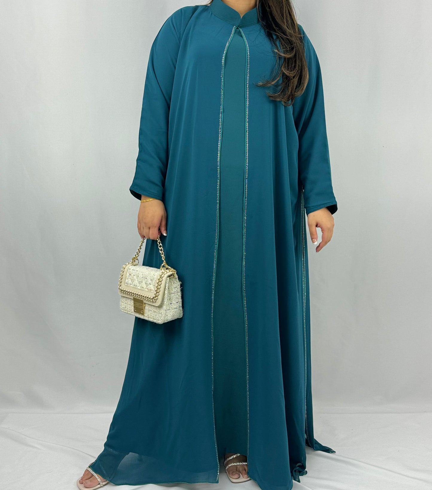 The Fayruz Abaya (Teal)