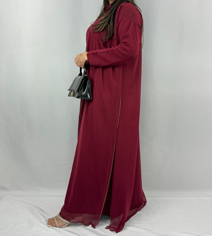 The Fayruz Abaya (Red)