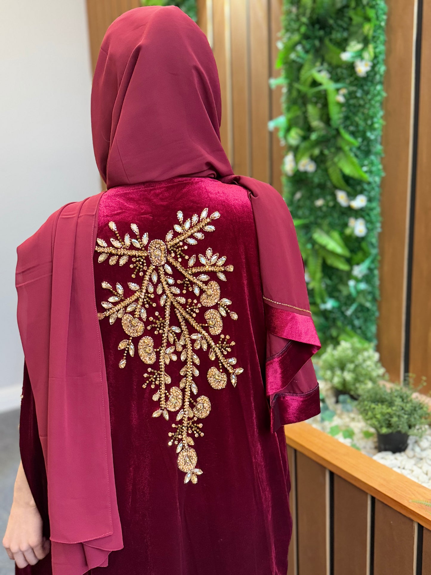 Flowy Khaleeji Abaya Gown | Occasion Ready Attire | Hishma
