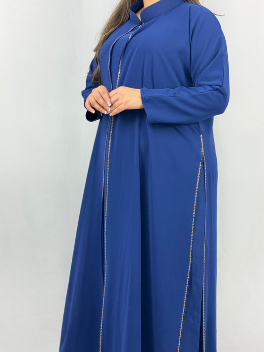 Fayruz Blue Abaya | Blue Fayruz Abaya | Hishma