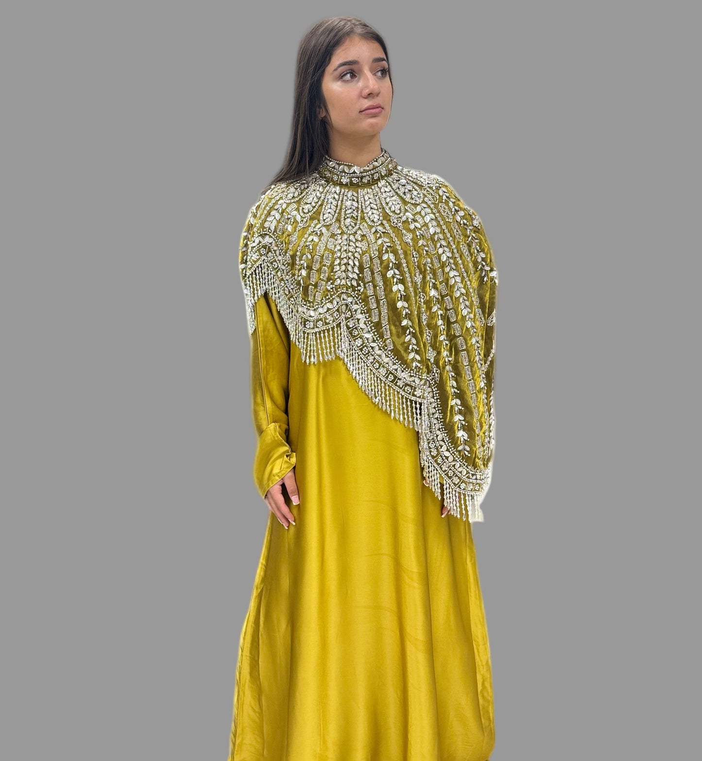 The Irha Cape (Lime)